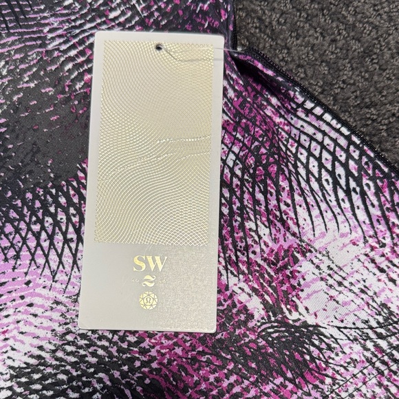 Pink and Black Patterned Racerback Tank Top - Picture 3 of 5